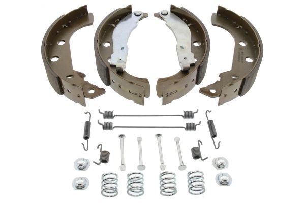 MAPCO Rear Axle, 229 x 42 mm, with accessories Width: 42mm Brake Shoes 8323/1 buy