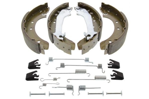 Brake shoes MAPCO Rear Axle, 203 x 38 mm, with accessories - 8834/1