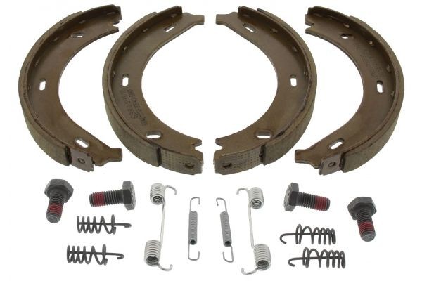MAPCO 8842/1 Brake Shoe Set Rear Axle, 180 x 20 mm, with accessories