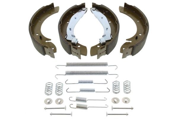 MAPCO Rear Axle, 229 x 42 mm, with accessories Width: 42mm Brake Shoes 8845/1 buy