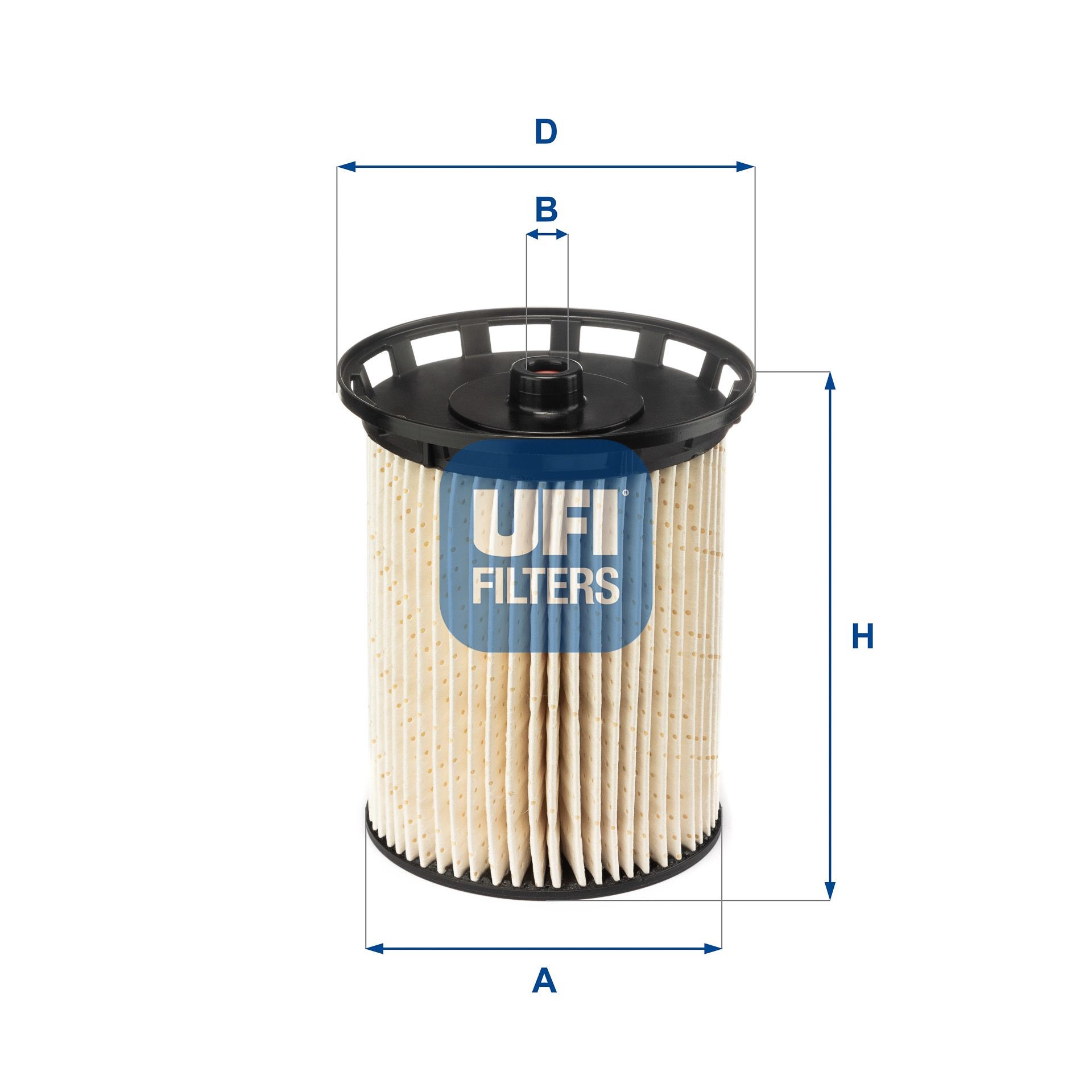 UFI 26.129.00 Fuel filter 95812743400