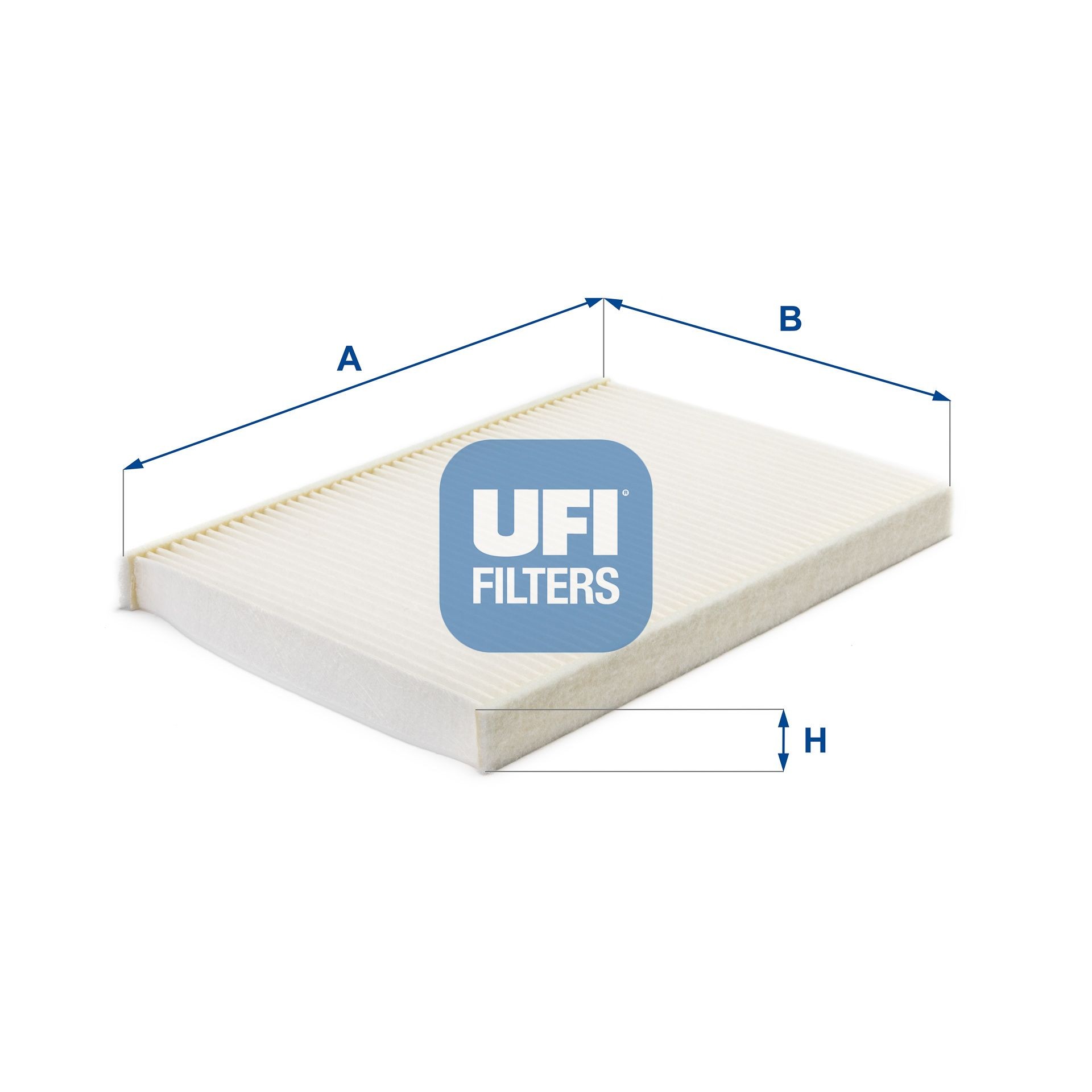 UFI Particulate Filter, 300 mm x 215 mm x 26 mm Width: 215mm, Height: 26mm, Length: 300mm Cabin filter 53.391.00 buy