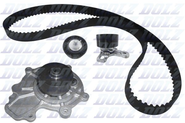 KD170 DOLZ Timing belt kit with water pump CHEVROLET Number of Teeth: 151, Width: 22 mm