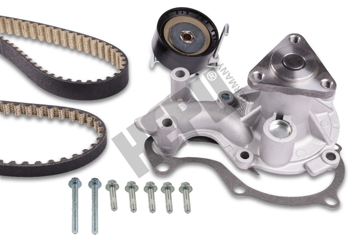 Ford Tourneo Courier Water pump and timing belt kit HEPU PK02611 cheap
