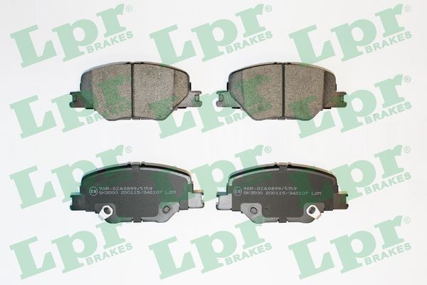 Original LPR Brake pad set 05P2107 for OPEL INSIGNIA