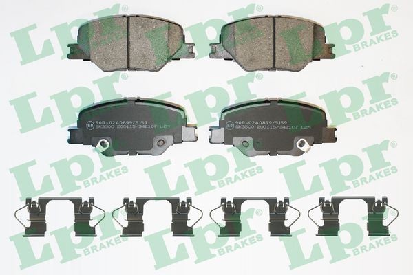 Original LPR Brake pad kit 05P2107K for OPEL INSIGNIA