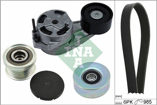 INA 529048220 Tensioner pulley 11 28 7 598 832