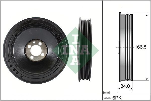 INA 544015710 Crankshaft pulley OPEL Zafira C Tourer (P12) 2.0 CDTi 130 hp Diesel 2021 price