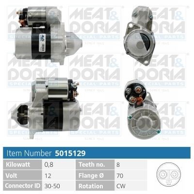 MEAT & DORIA 5015129 Starter motor A006 151 2203