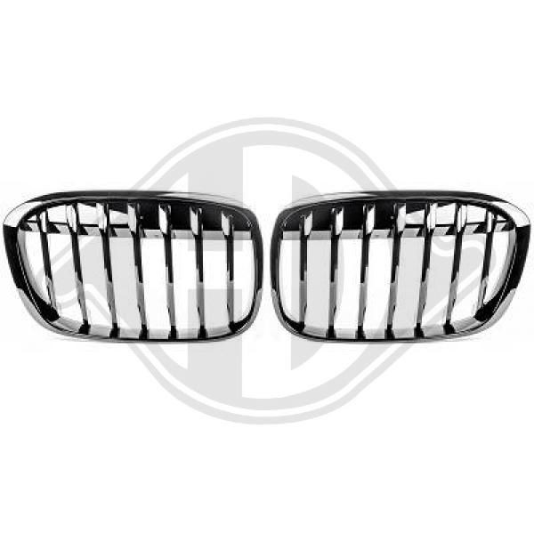 DIEDERICHS 1266241 Front grille BMW F48 sDrive 18 i 136 hp Petrol 2018 price