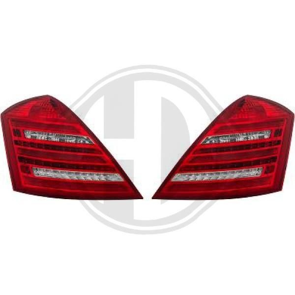DIEDERICHS Back lights left and right Mercedes W221 new 1647795