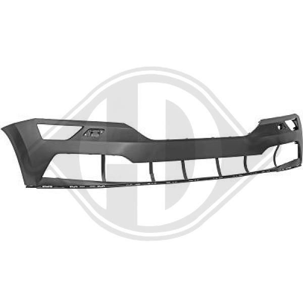 DIEDERICHS Front, for vehicles with headlamp cleaning system, for vehicles without parking distance control, primed Front bumper 7870051 buy