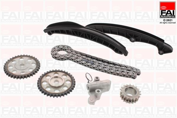 FAI AutoParts with gears, without gaskets/seals Timing chain set TCK405 buy