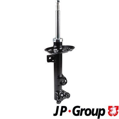 JP GROUP 1342103600 Shock absorber Front Axle, Gas Pressure, Twin-Tube, Suspension Strut, Top pin