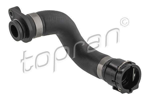 TOPRAN 502 262 Radiator Hose Rubber with fabric lining, with flange, with quick couplers