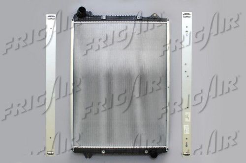 FRIGAIR 0222.2013 Engine radiator Aluminium, 970 x 725 x 41 mm, Brazed cooling fins
