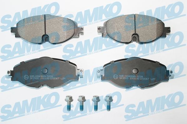 SAMKO 5SP2067 Brake pad set 2K5 698 151C
