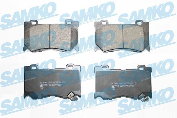 SAMKO 5SP2086 Brake pad set D1060-JL00K