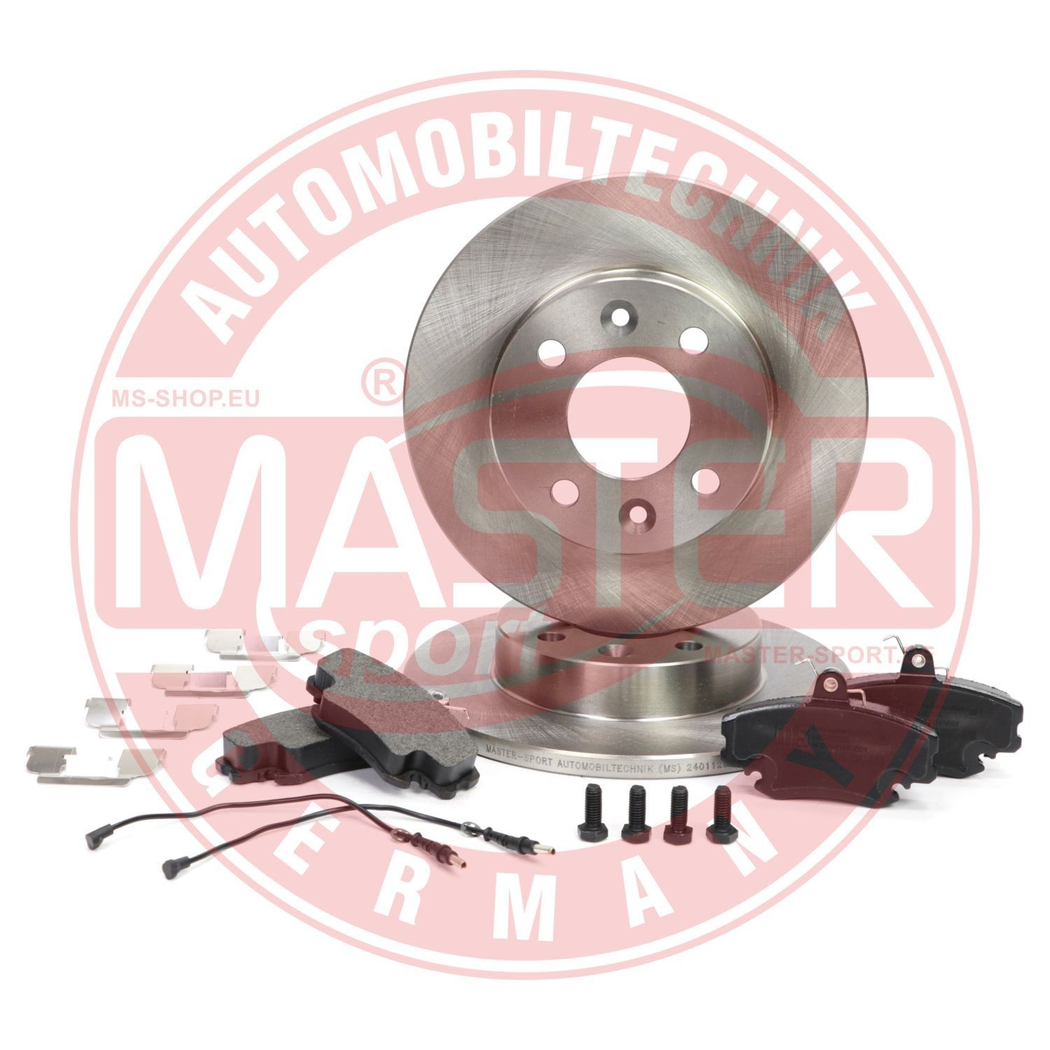 MASTER-SPORT Brake discs and pads set 201201160 Renault TWINGO 2004