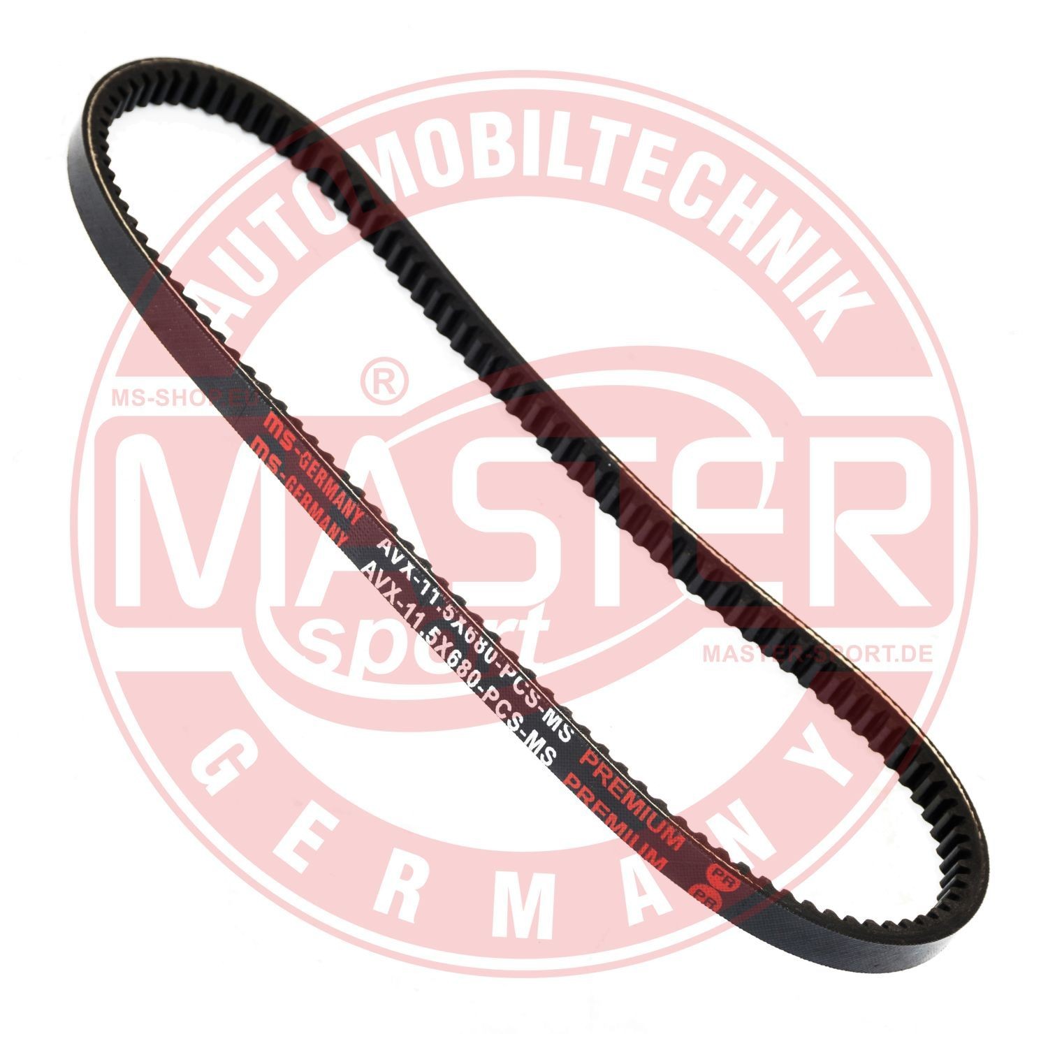 Vee-belt MASTER-SPORT Width: 11,5mm, Length: 680mm - AVX-11.5X680-PCS-MS
