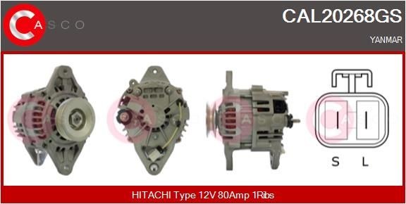 CASCO CAL20268GS Alternator LR 180-772