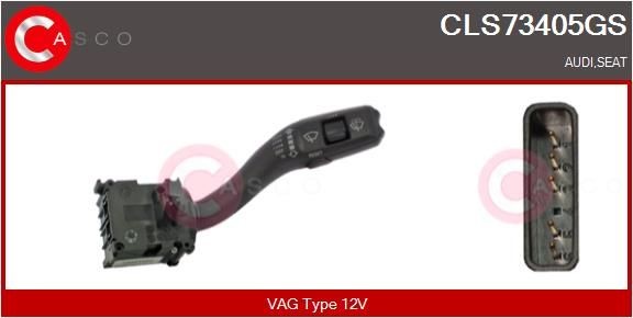 CASCO with wipe-wash function, with wipe interval function Steering Column Switch CLS73405GS buy