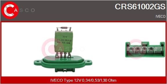 CRS61002GS CASCO Blower motor resistor IVECO