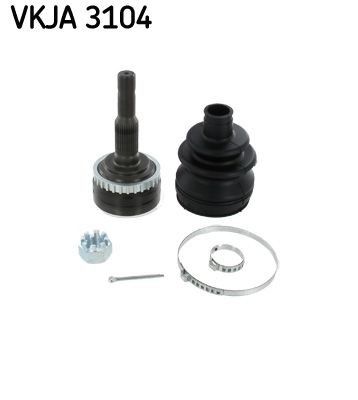 SKF External Toothing wheel side: 33, Internal Toothing wheel side: 22, Number of Teeth, ABS ring: 29 CV joint VKJA 3104 buy