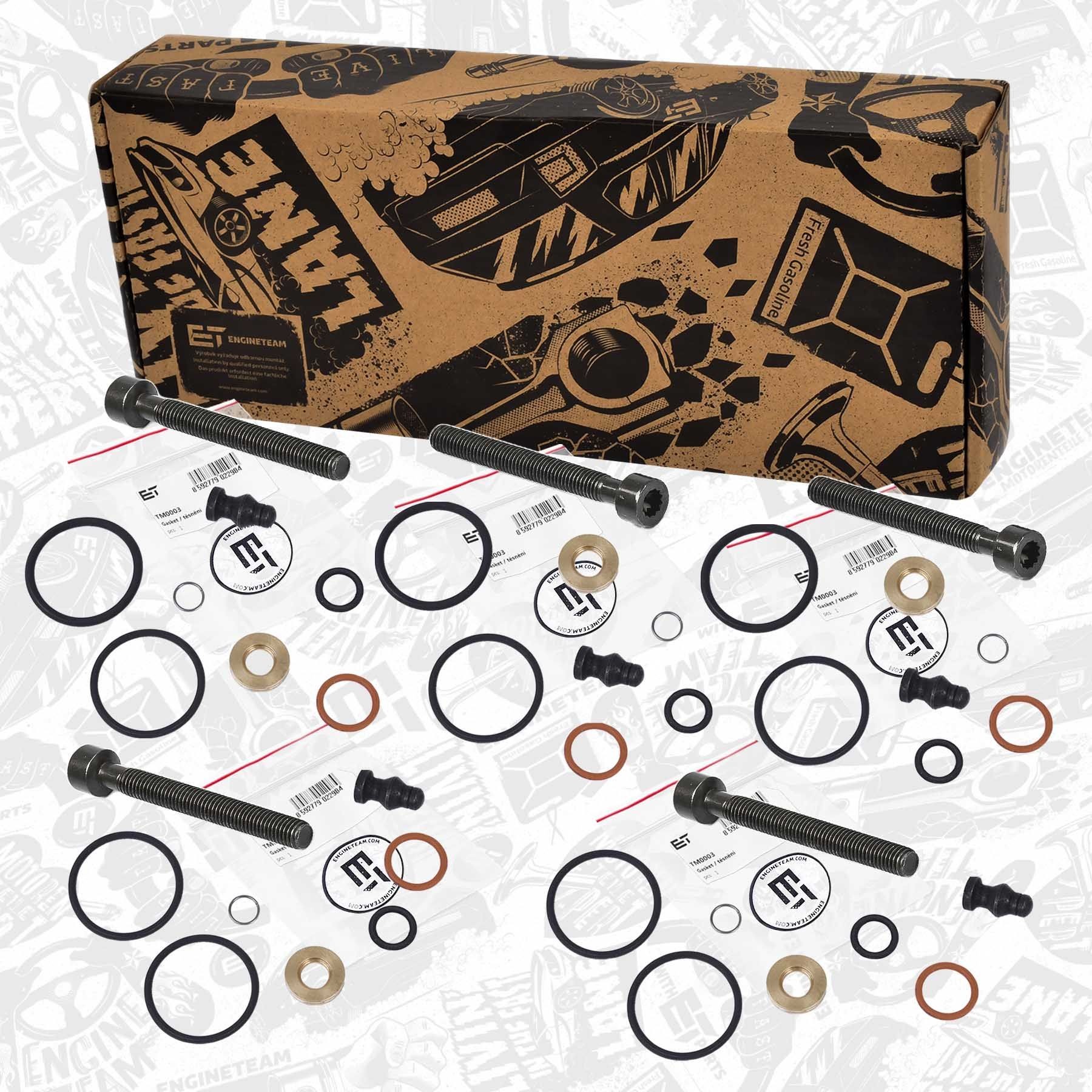 Fuel injector seal ET ENGINETEAM with bolts - TM0030VR1