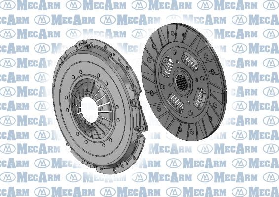 Clutch and flywheel kit MECARM with clutch release bearing, 235mm - MK10276