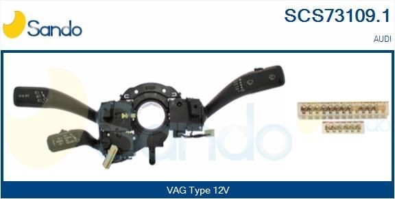 SANDO SCS731091 Steering column switch Audi A4 B8 2.7 TDI 190 hp Diesel 2012 price