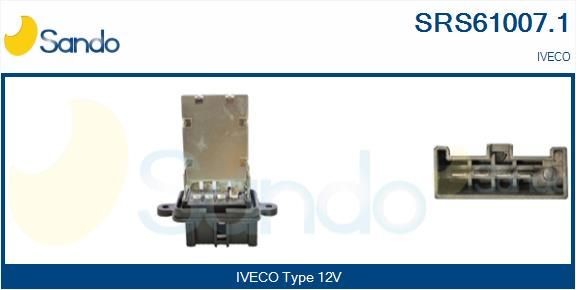 SANDO SRS61007.1 Blower motor resistor 504011677