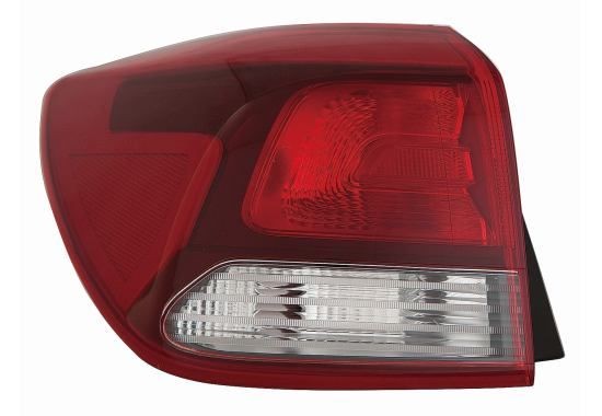 ABAKUS Right, P21/5W, PY21W, red, with bulb holder Colour: red Tail light 223-1982R-UE buy