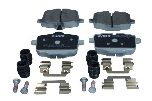 QUARO excl. wear warning contact Height 1: 72,6mm, Height 2: 65,6mm, Width: 116mm, Thickness: 18mm Brake pads QP7491 buy