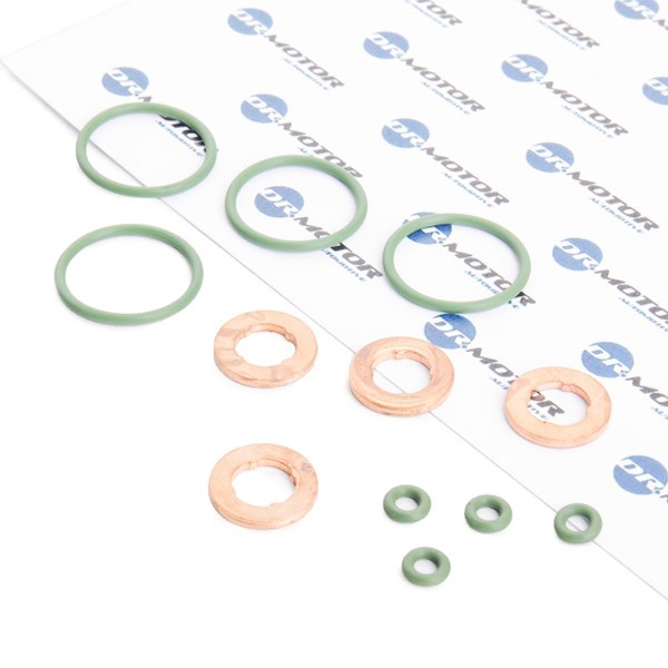 Image of DR.MOTOR AUTOMOTIVE Guarnizioni VW,AUDI,SKODA DRM007S 059130519,WHT000884,WHT000884 Kit guarnizioni, Iniettore 059130519,WHT000884,059130519,WHT000884