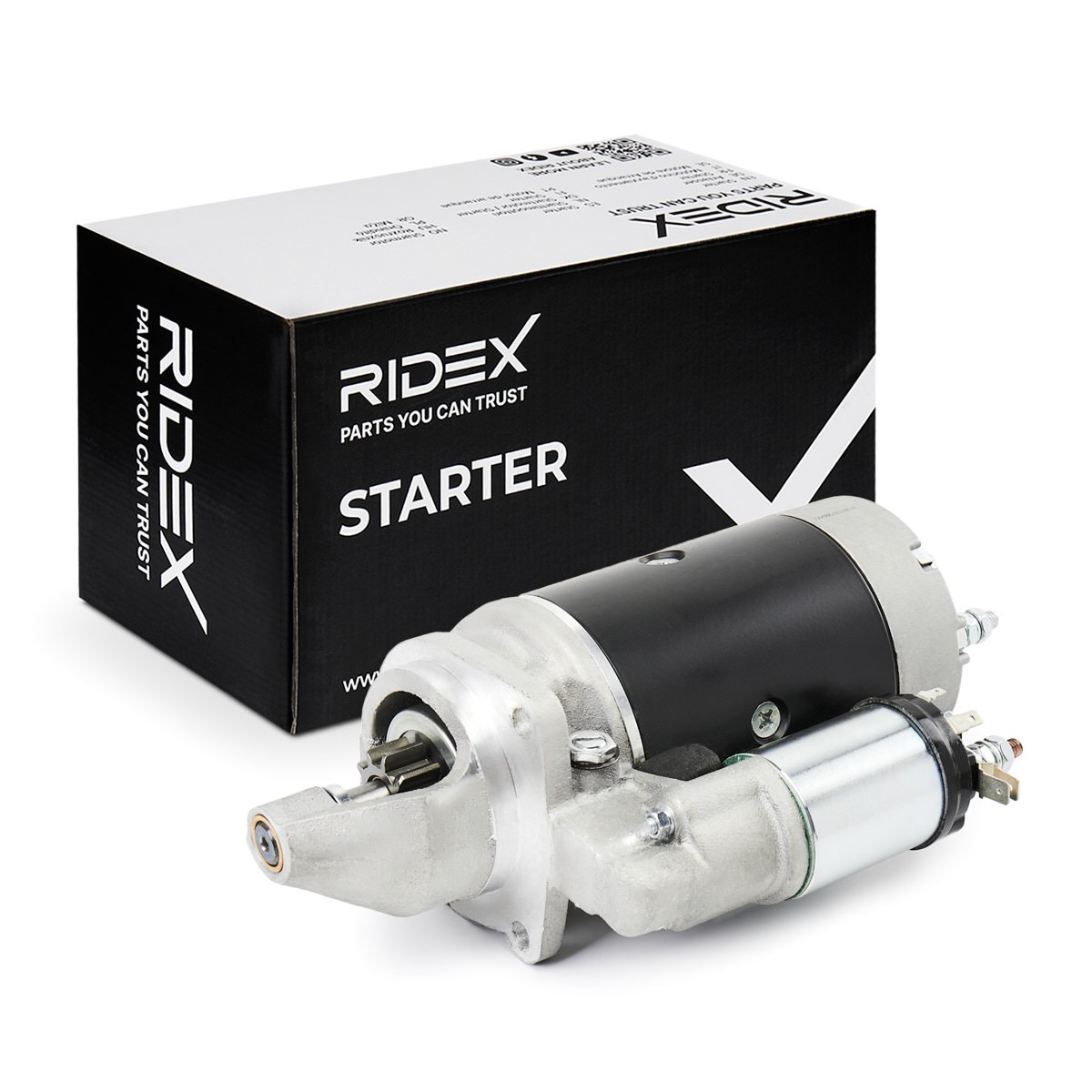 RIDEX 2S0550 Starter motor 12V, 2,40, 2,5kW, Number of Teeth: 10, Plug, Ø 89 mm