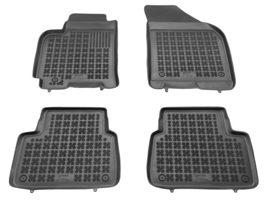 202102 REZAW PLAST Floor mats CHEVROLET Rubber, Front and Rear, black