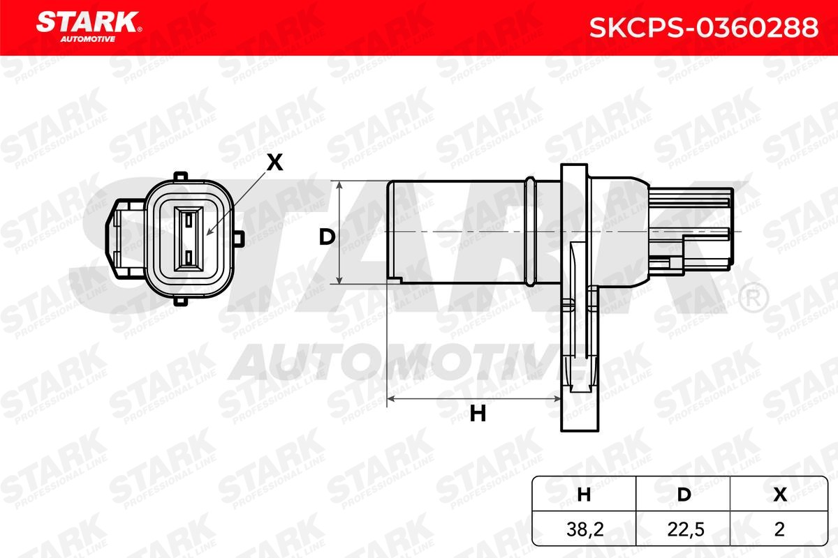OEM-quality STARK SKCPS-0360288 RPM sensor