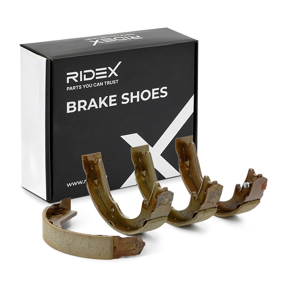 RIDEX 70B0408 Brake Shoe Set 26298PA080