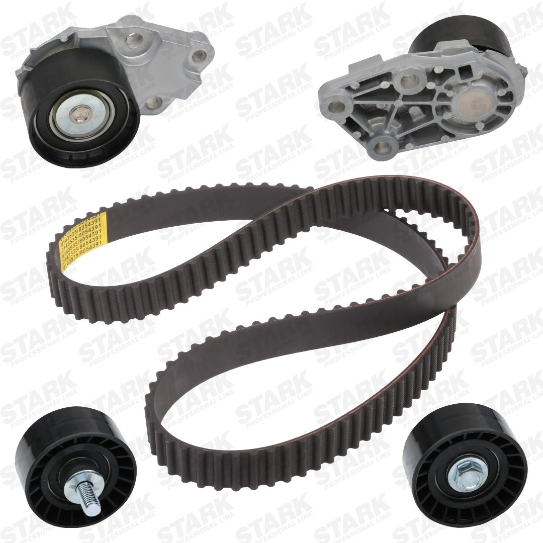 STARK SKTBK-0760382 Timing belt kit Number of Teeth: 127, with attachment material, with roof rails