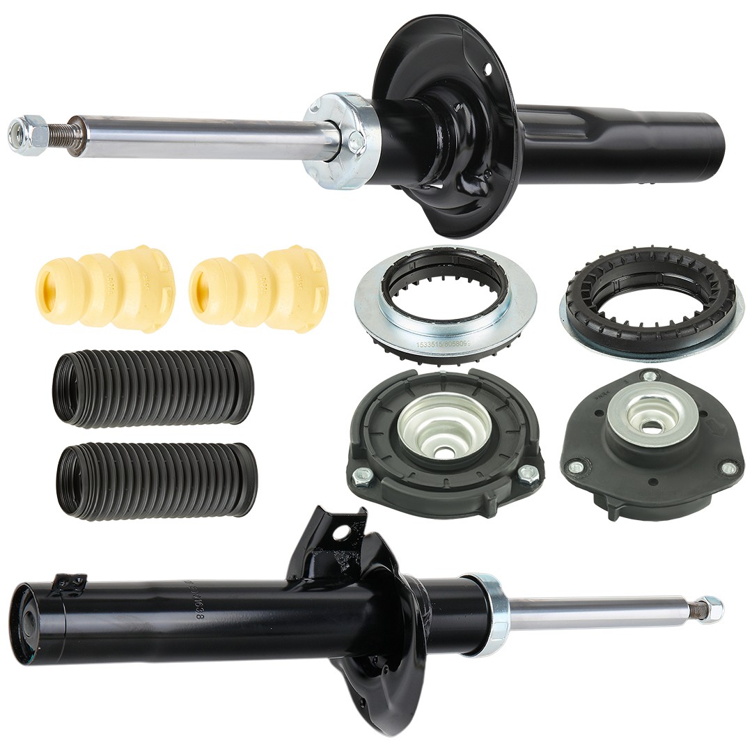 RIDEX 1185S0009 Suspension kit, coil springs / shock absorbers Tiguan Mk1