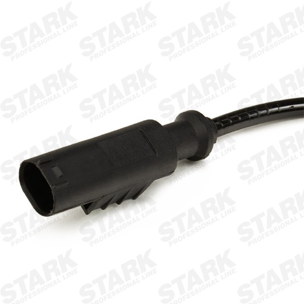 STARK SKWSS-0351425 ABS sensor Rear Axle both sides, with cable, Hall Sensor, 2-pin connector, 1120mm, 1180mm, 28mm, black, oval