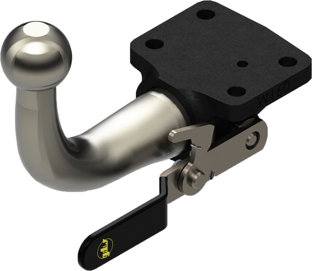 GDW Tow bar detachable and swivelling NISSAN MICRA 3 (K12) new 0603T35