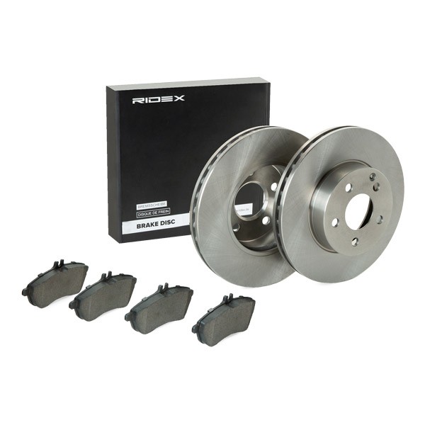 RIDEX Brake disc and pads set 3405B0462
