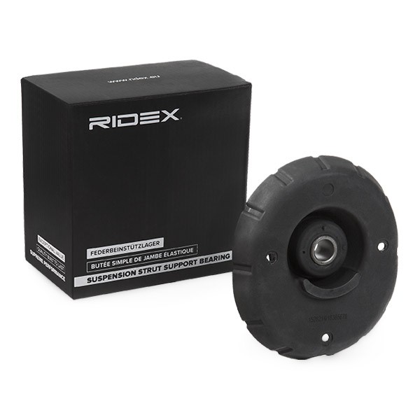 Top mount RIDEX Front axle both sides, without ball bearing - 1180S0659
