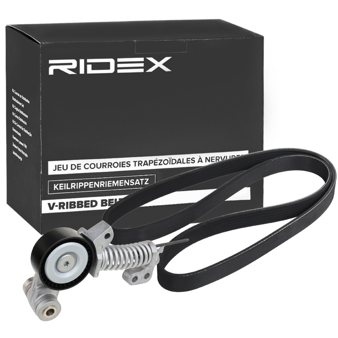Great value for money - RIDEX V-Ribbed Belt Set 542R0646