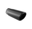 02351 Déflecteur de tuyau de sortie 86 mm, noir, droit, ovale, Acier inoxydable, 165mm, 63mm AMiO à petits prix à acheter dès maintenant !