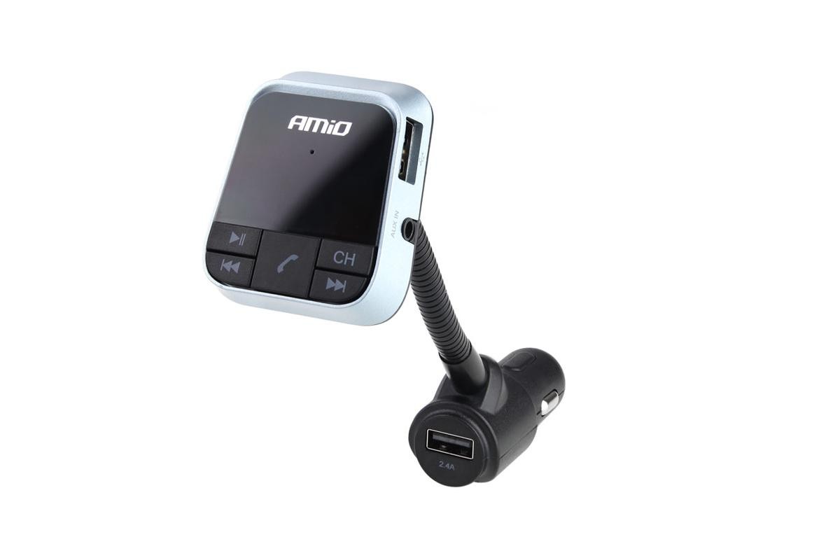 540338 AUTO-T FM-Transmitter mit Freisprecheinrichtung, USB, mit Bluetooth,  mit SD-Kartensteckplatz, MP3, SD-Karte