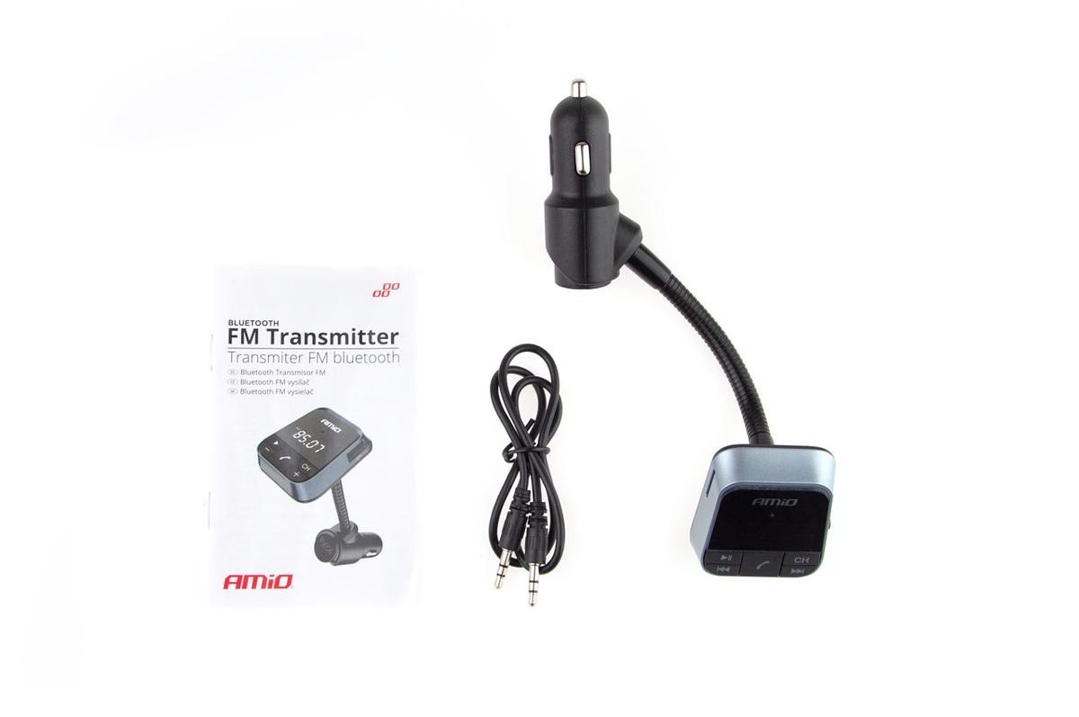 Transmetteur FM pour voiture bluetooth avec fonction mains libres, Transmetteurs FM / BT