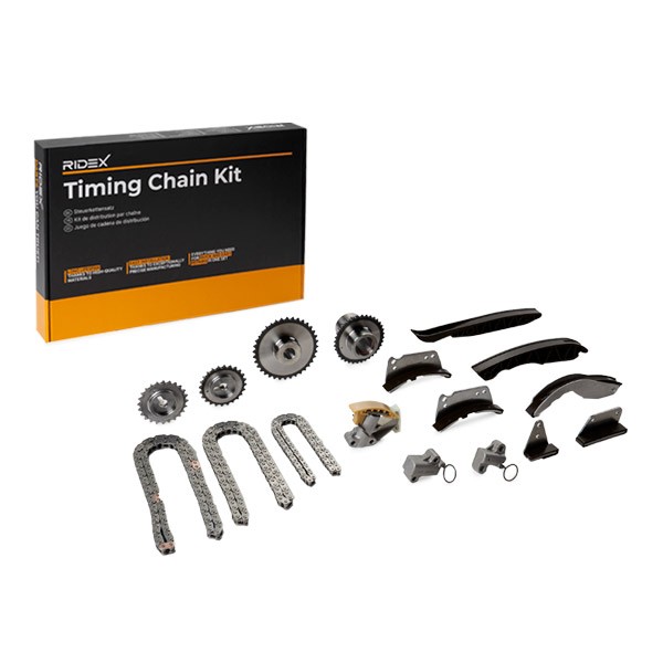 Buy Timing chain kit RIDEX 1389T2580 - Belts, chains, rollers parts HYUNDAI H350 online